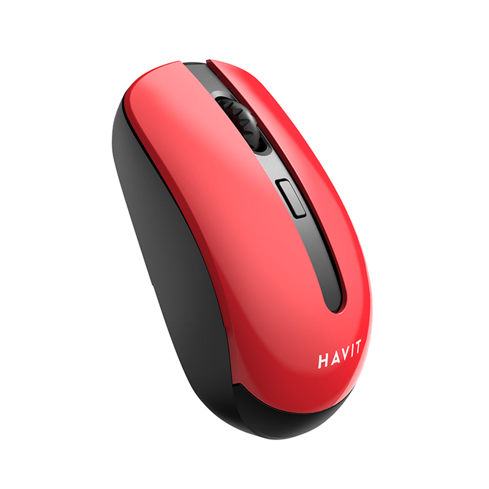 HAVIT MS989GT vezeték nélküli egér, 800DPI - 1600DPI, fekete-piros