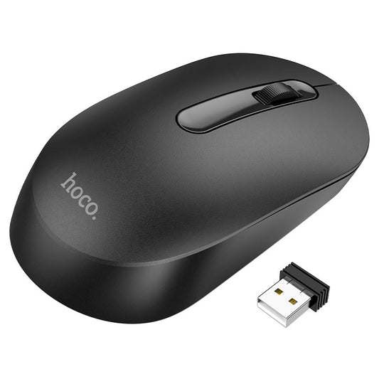 Wireless Mouse HOCO GM14, 1200DPI, Black