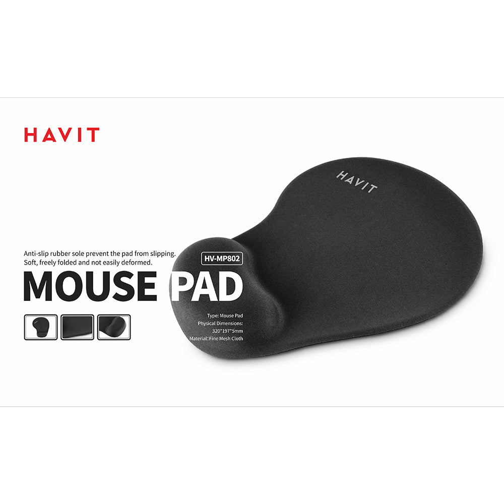 HAVIT MP802 Gaming MousePad, 230mm x 191mm x 3.5mm, Navy Blue