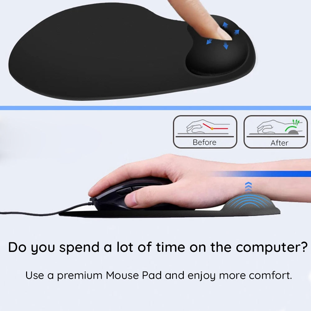 HAVIT MP802 Gaming MousePad, 230mm x 191mm x 3.5mm, Navy Blue
