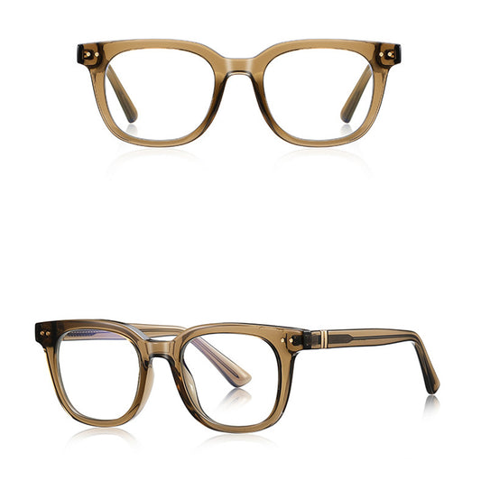 Számítógépes szemüveg férfiaknak Techsuit 2229, kékfény elleni, világosbarna