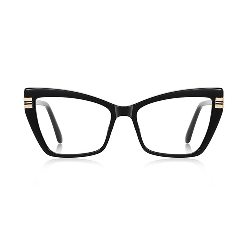 Számítógépes szemüveg női Techsuit 2263, kékfény-szűrős, fekete