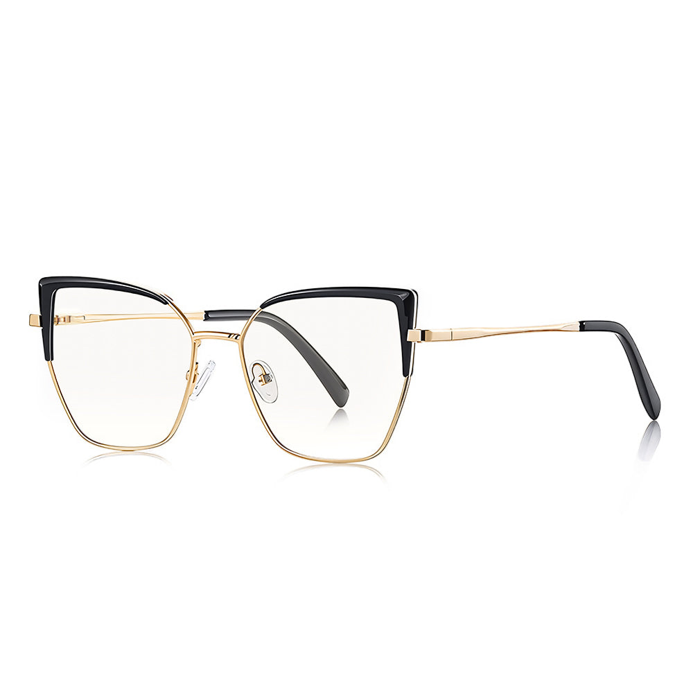 Techsuit 3156 női számítógépes szemüveg, kékfény elleni, fekete-arany