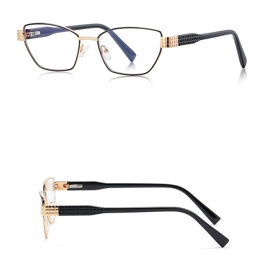 Számítógépes szemüveg női Techsuit 3162, kékfény-szűrős, fekete