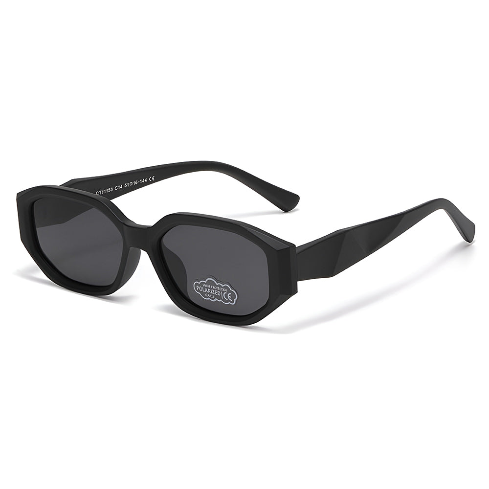 Techsuit 11153 Gyerek Napszemüveg, Polarizált, UV Védelem, Fekete