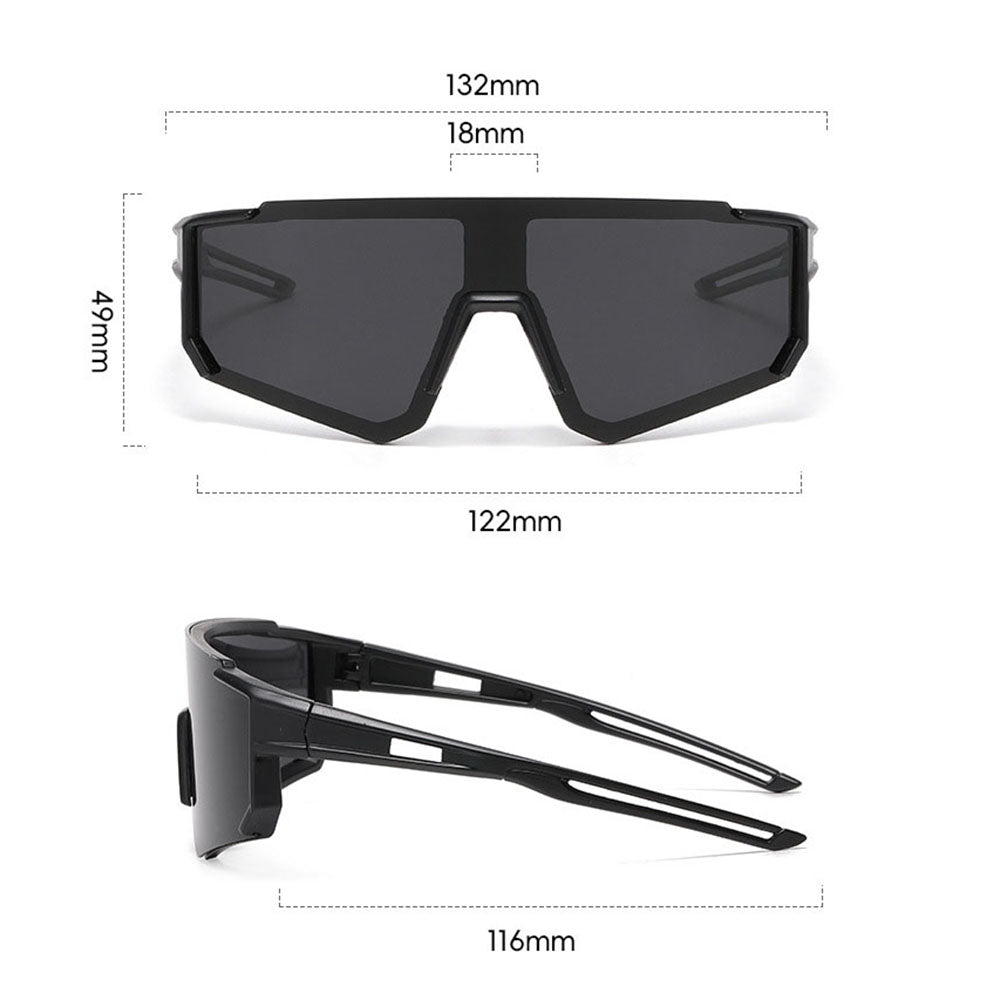 Techsuit R601 Kids' Sunglasses, Polarized, UV Protection, Black Green