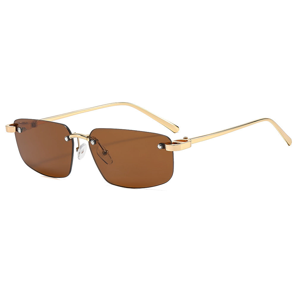 Unisex Techsuit S098 Sunglasses, Gold Brown