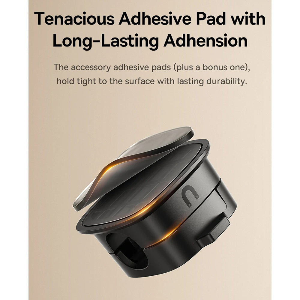 Baseus Lite Magnetic Kábelrendező, 3 darabos készlet, Fekete B01331106111-00