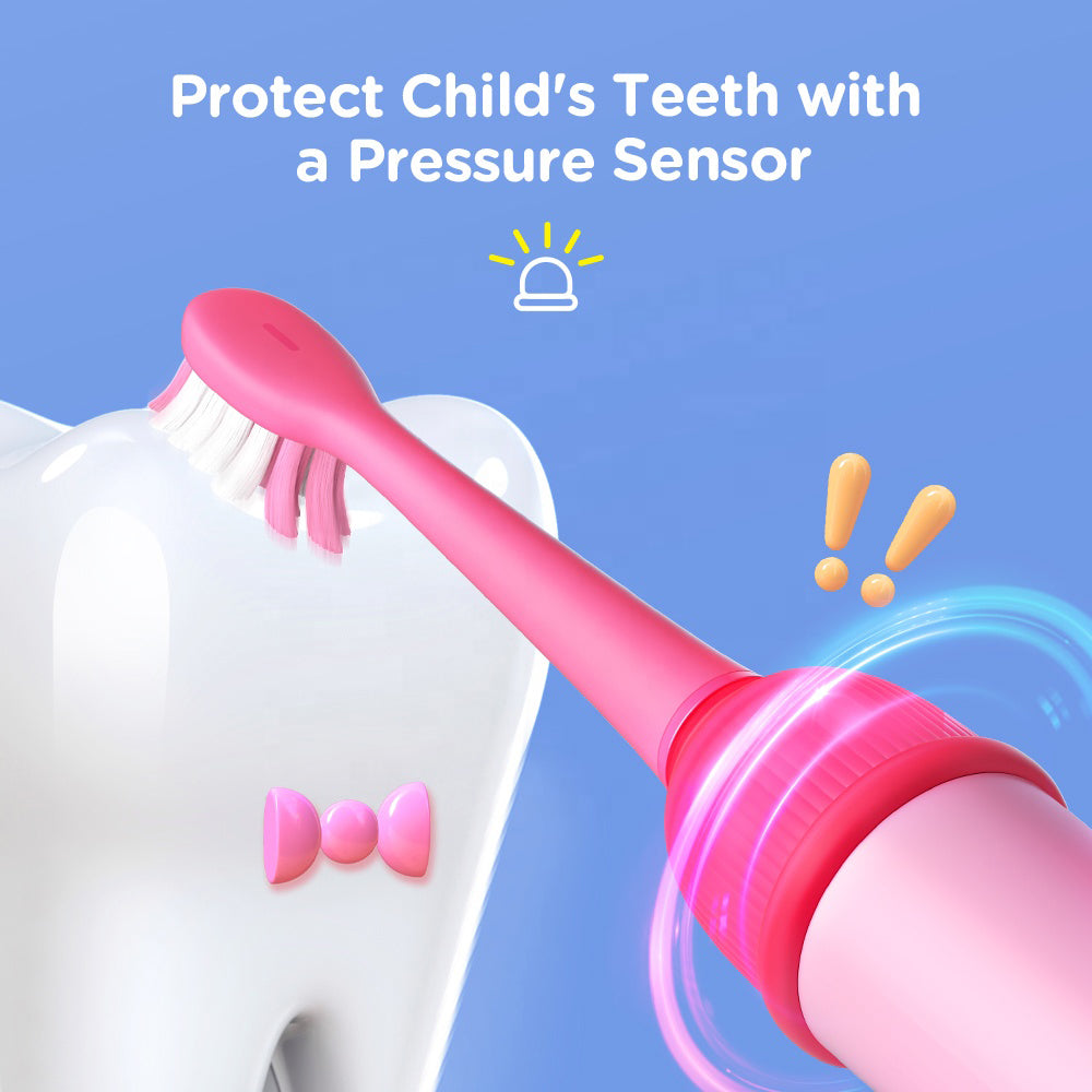 Bitvae BVK7S Kids Electric Toothbrush, Pink