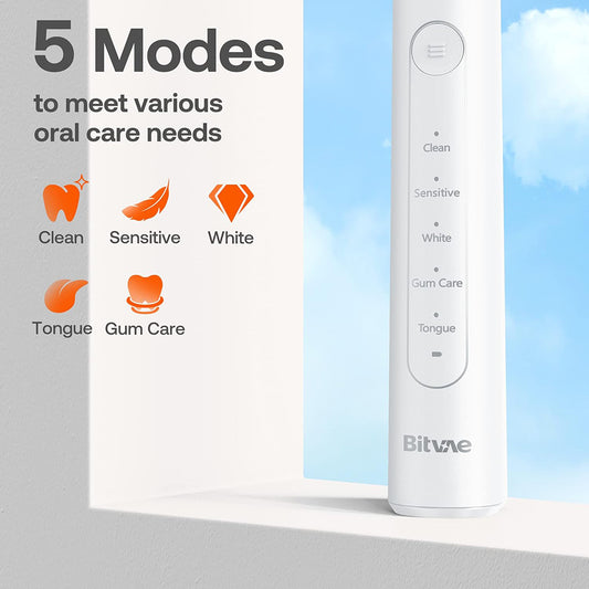 Bitvae R2 elektromos fogkefe, fehér