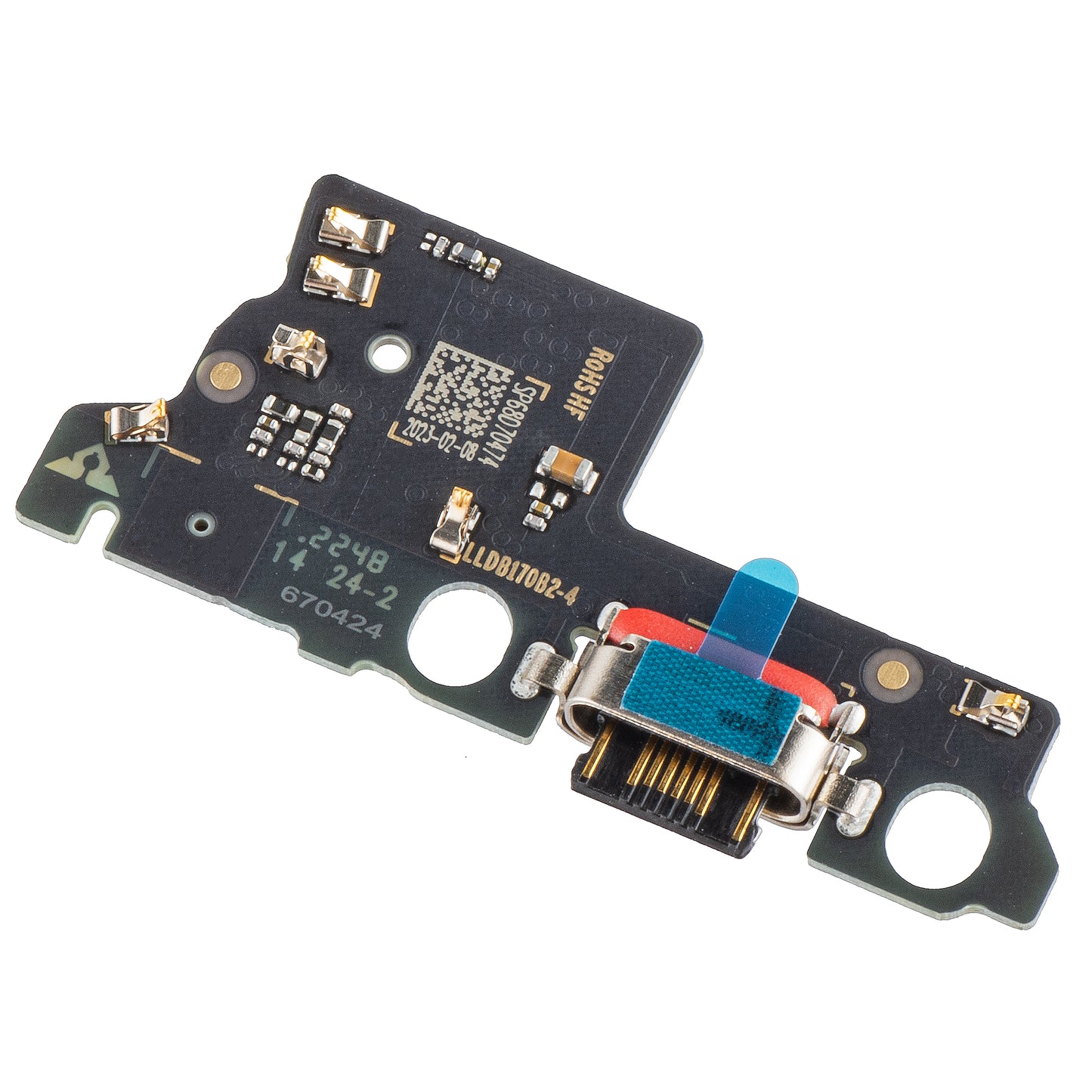 Motorola Moto Moto E13 mikrofon töltőcsatlakozó kártya, szervizcsomag 5P68C22348