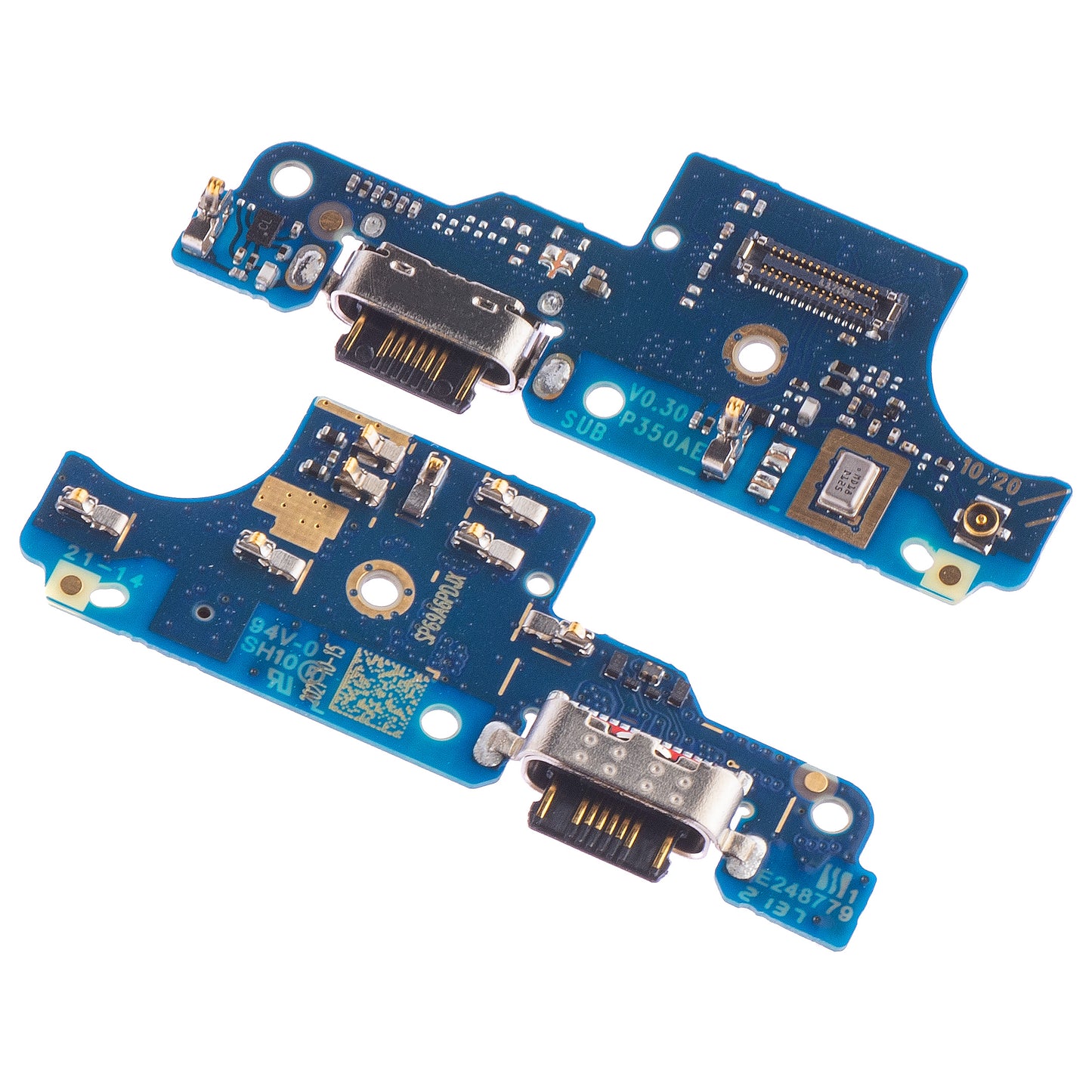 Lemez töltőcsatlakozóval - mikrofon Motorola Moto G20, szervizcsomag 5P68C18555