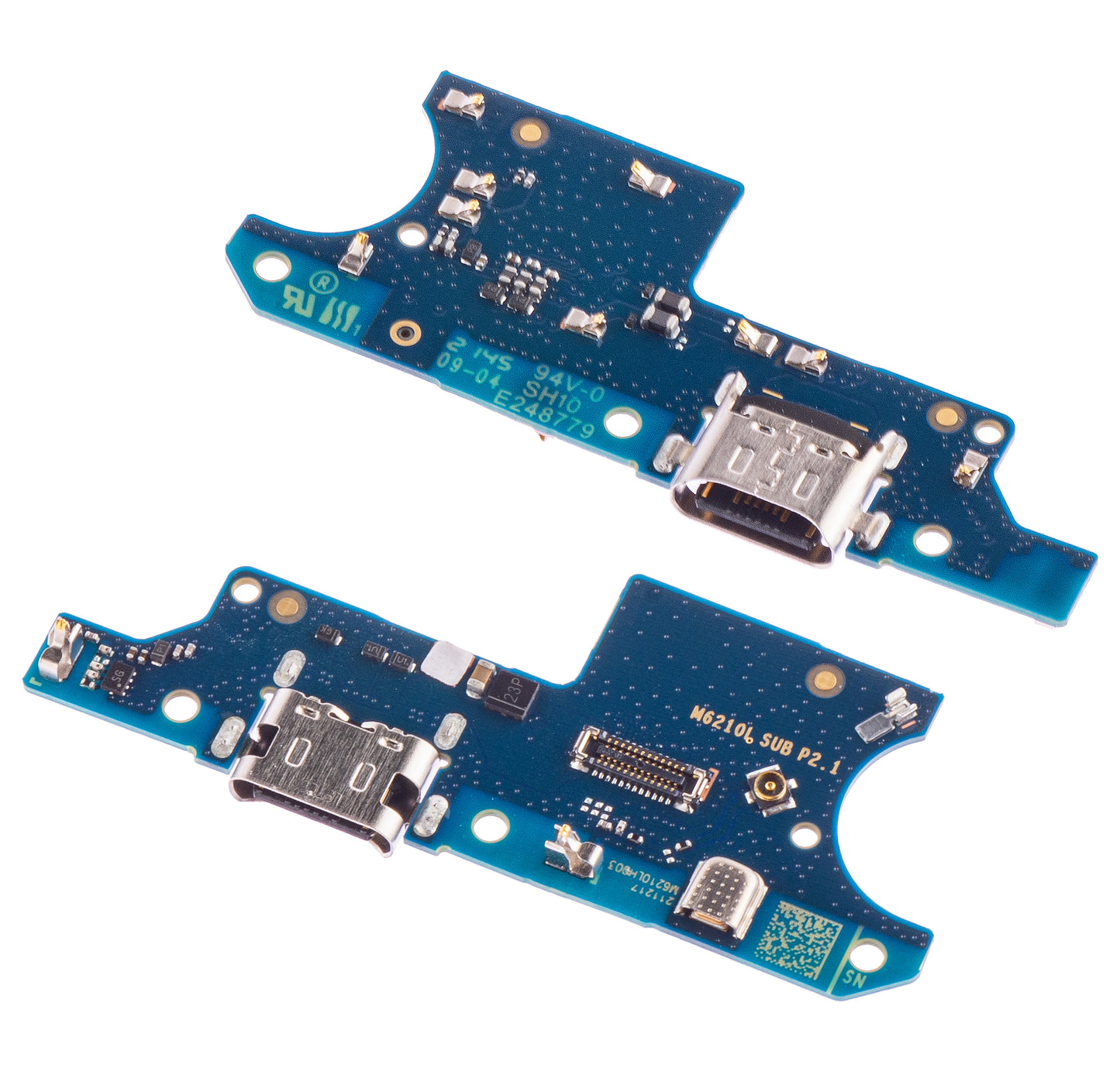 Töltőcsatlakozós Alaplap - Mikrofon Motorola Moto E7 Power, Service Pack 5P68C18240