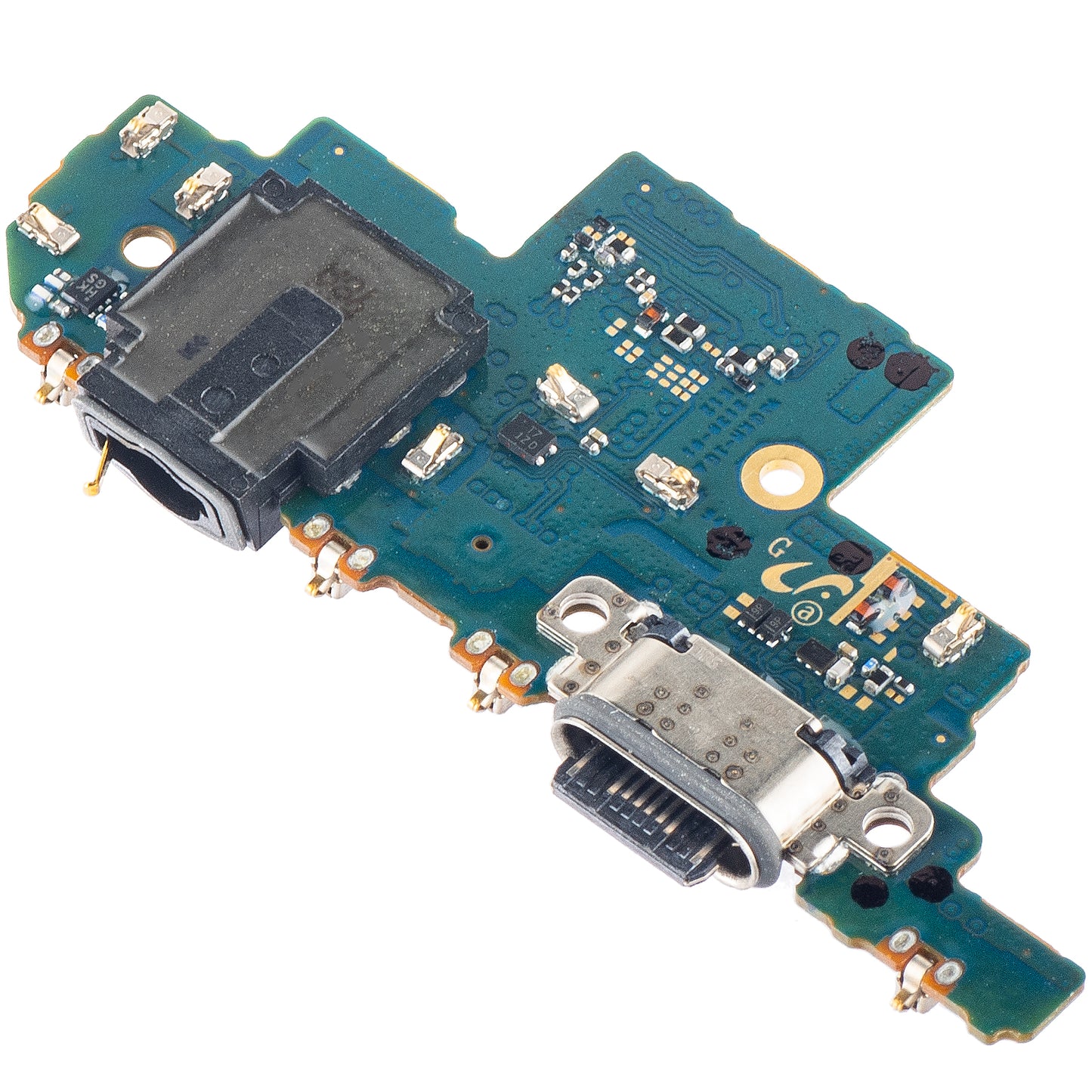 Töltőcsatlakozós - Audio - Mikrofonos alaplap Samsung Galaxy A52s 5G A528, K2 verzió Service Pack GH96-14860A