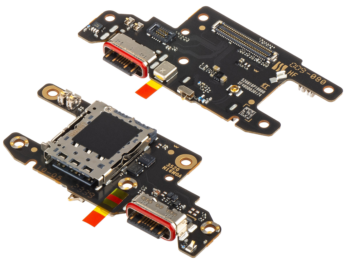 Töltőcsatlakozóval ellátott kártya - Mikrofon - SIM olvasó modul Xiaomi Poco X6, szervizcsomag 560004N16P00