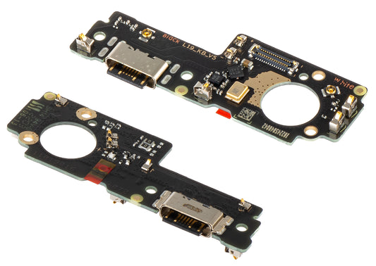 Töltőcsatlakozós Alaplap - Mikrofon Xiaomi Redmi 10 5G, Service Pack 5600070L1900