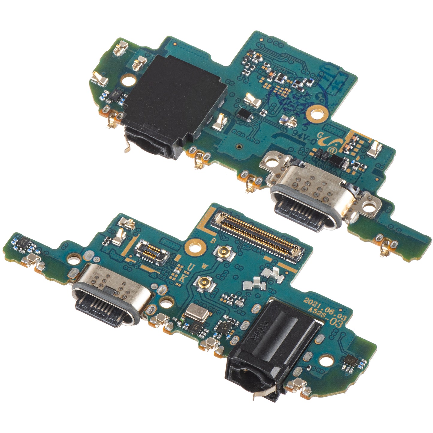 Töltőcsatlakozó - Audio - Mikrofon panel Samsung Galaxy A52s 5G A528, K2 verzió