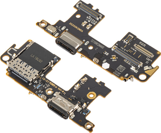 Töltőcsatlakozós Alaplap - Mikrofon - SIM Olvasó Modul Xiaomi Mi 11 5G, Service Pack 56000F00K200