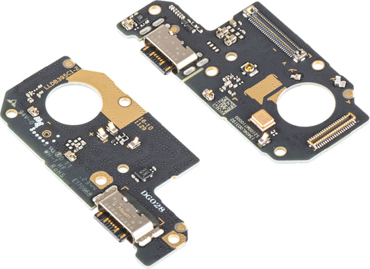 Töltőcsatlakozós Alaplap - Mikrofon Xiaomi Redmi Note 12 4G, Service Pack 56000200M700