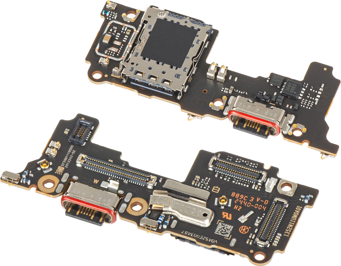 Charging Connector Board - Microphone - SIM Reader Module Xiaomi Poco F6 Pro, Service Pack 5600170N1100