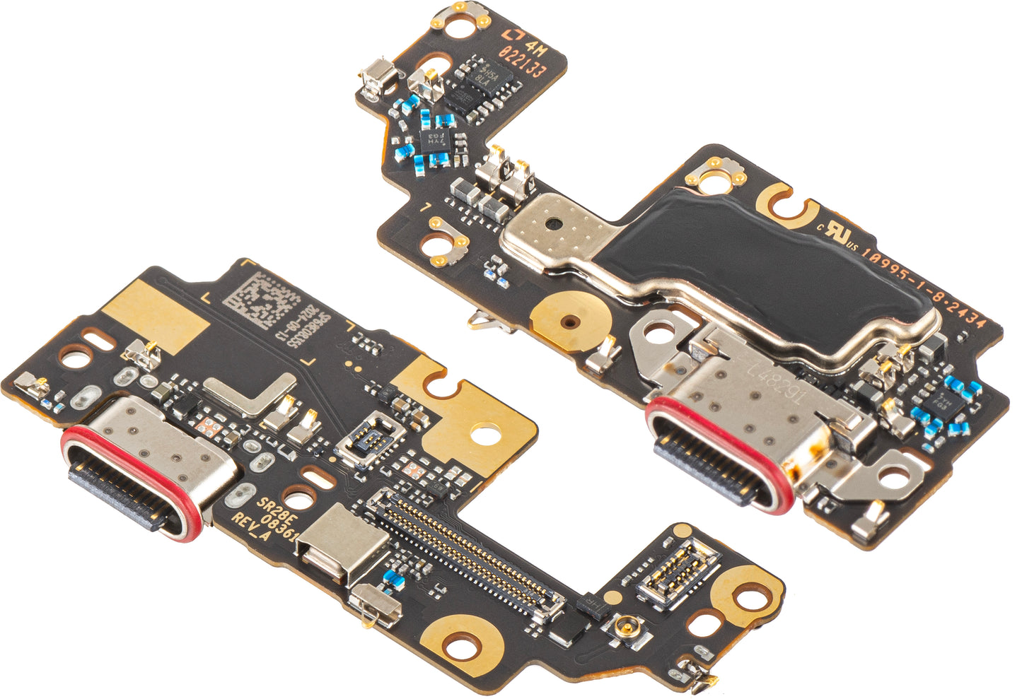 Motorola Razr 50 töltő csatlakozóval és mikrofonnal ellátott alaplap, Swap 5P68C24826