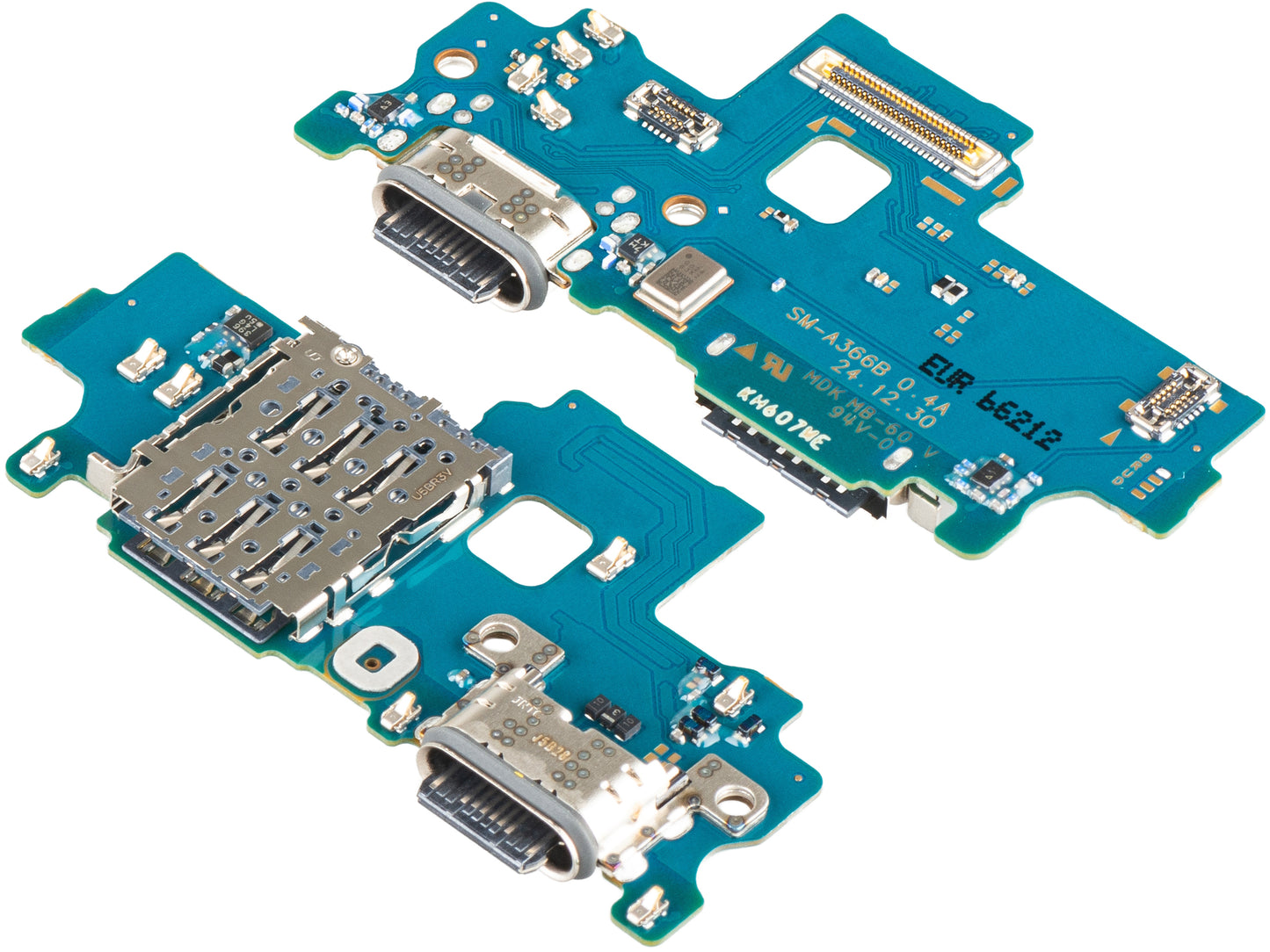 Töltőcsatlakozóval ellátott panel - Mikrofon - SIM-olvasó modul Samsung Galaxy A36 A366, Service Pack GH96-19348A
