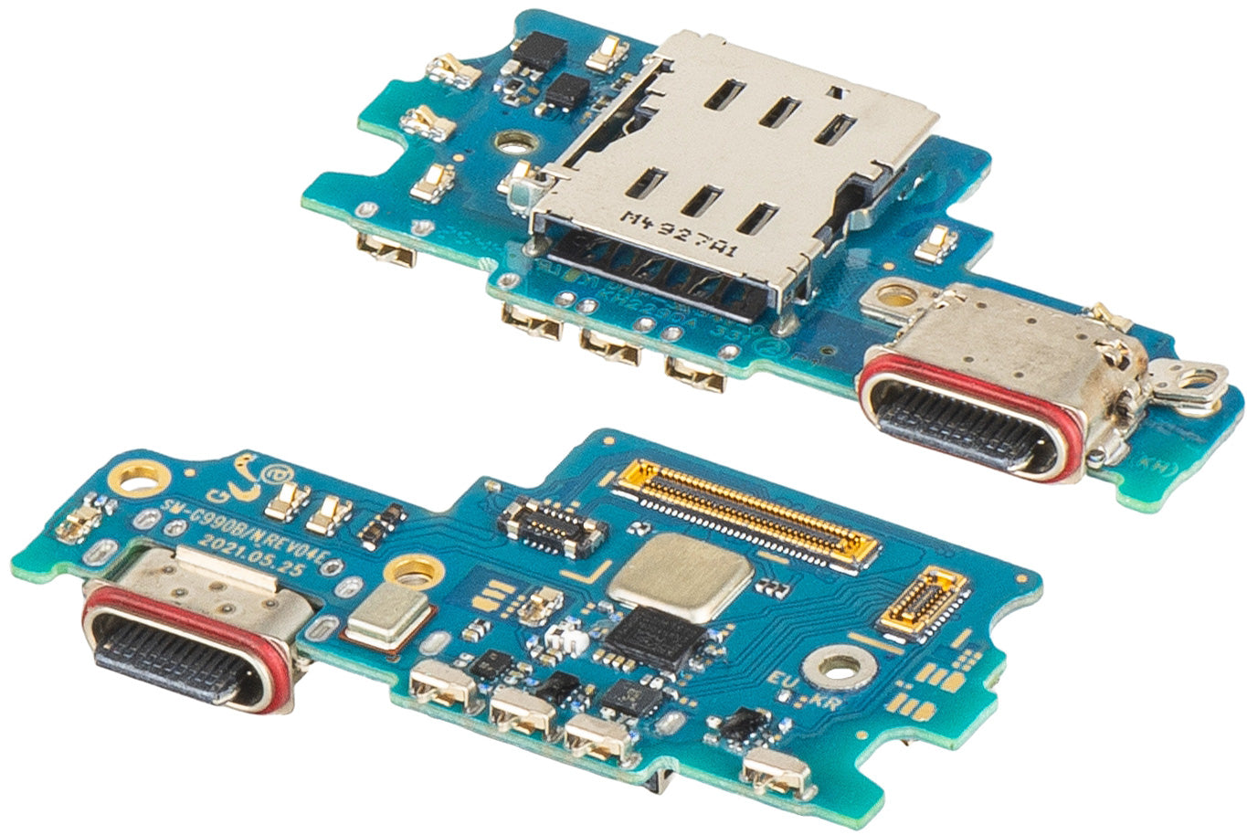 Töltőcsatlakozó lap - Mikrofon - SIM olvasó modul Samsung Galaxy S21 FE 5G G990