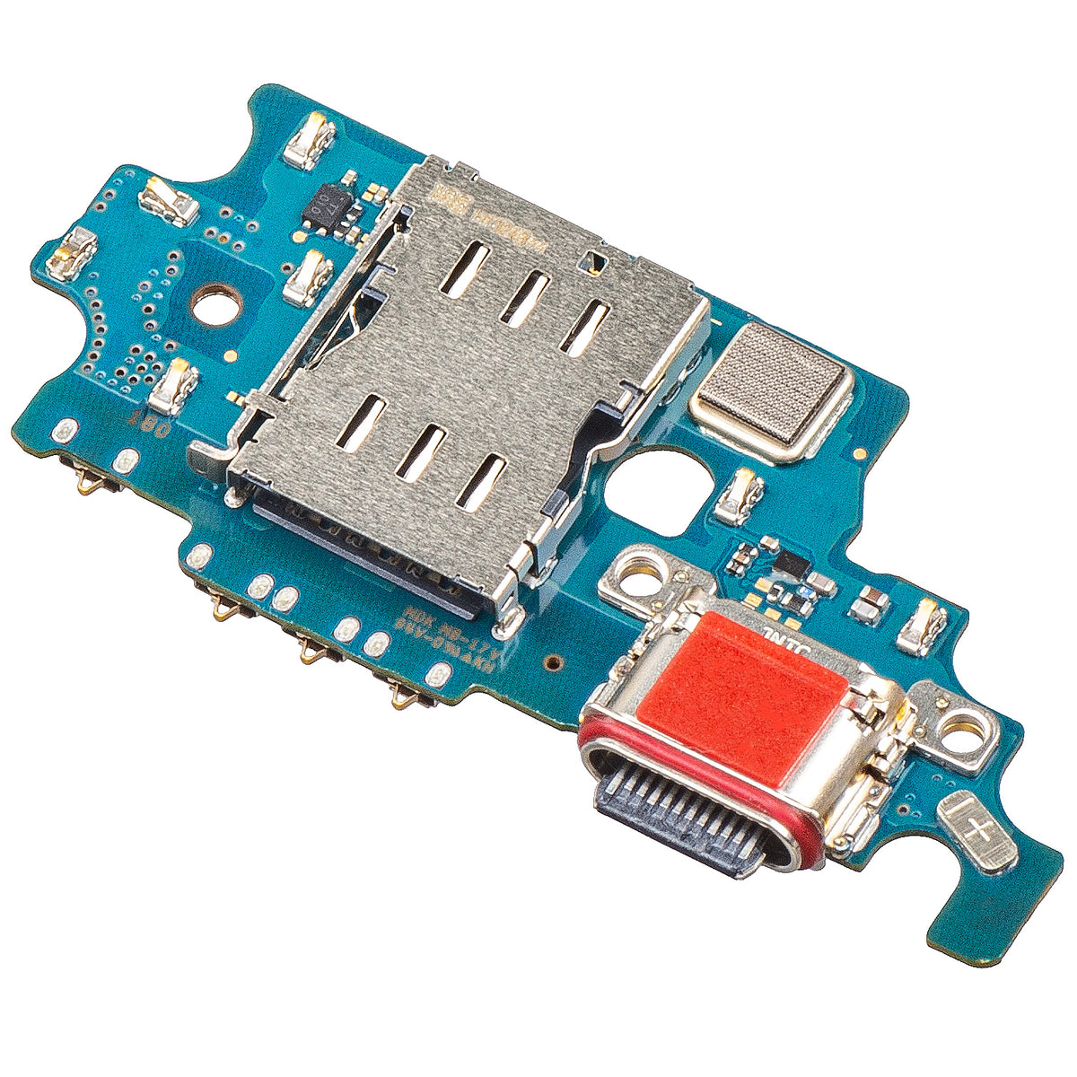 Töltőcsatlakozós Alaplap - Mikrofon - SIM Olvasó Modul Samsung Galaxy S21+ 5G G996, Service Pack GH96-13993A