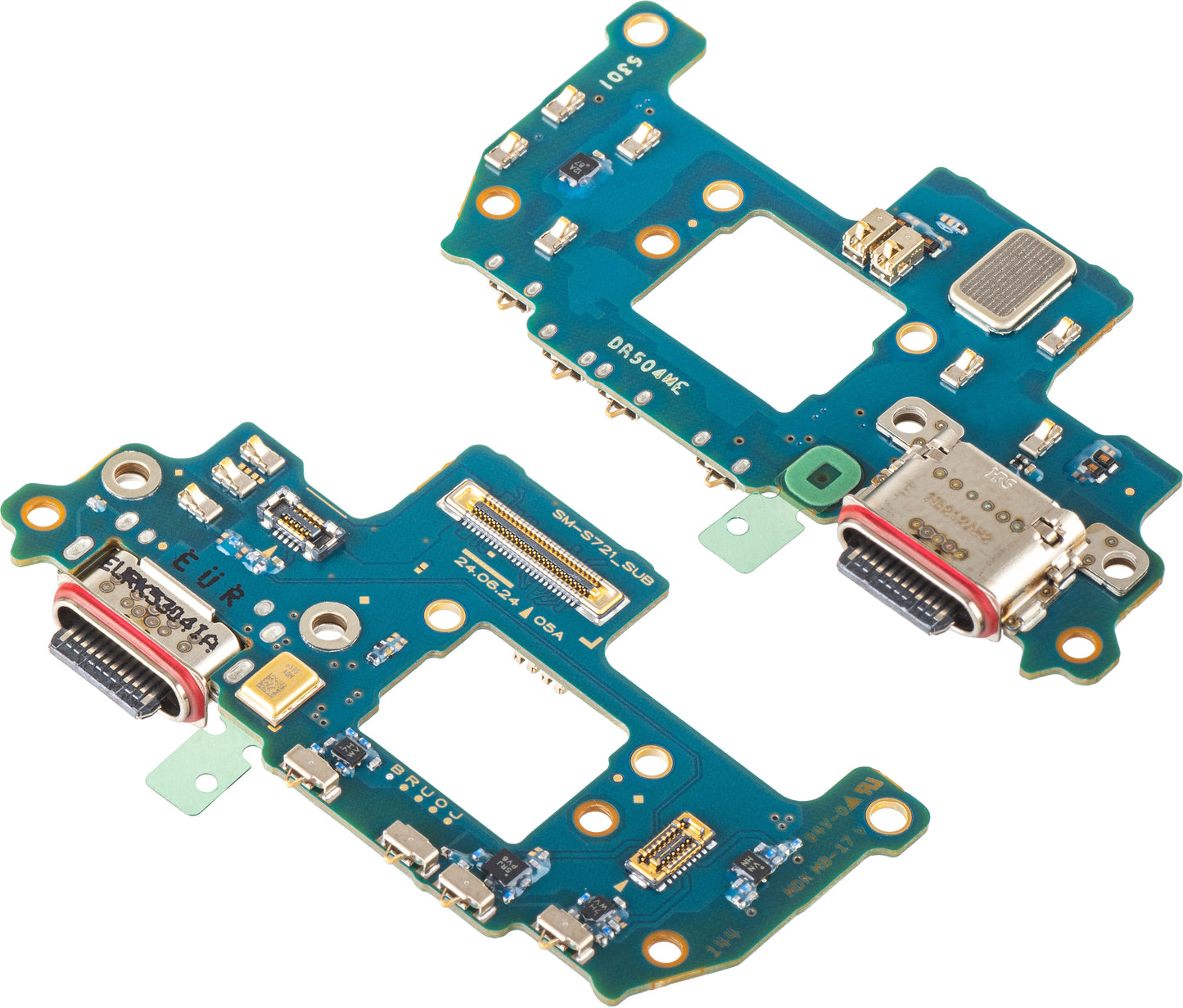 Töltőcsatlakozós Alaplap - Mikrofon Samsung Galaxy S24 FE S721, Service Pack GH96-17724A