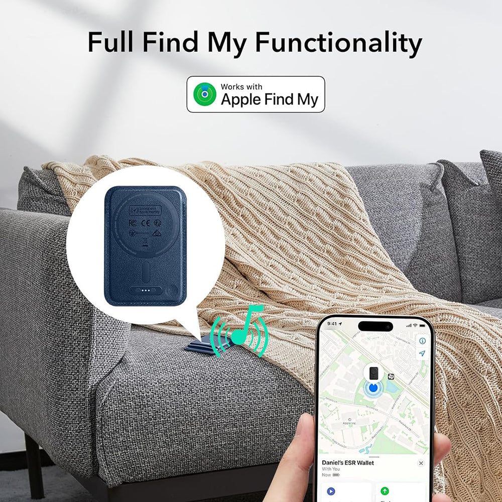 Magsafe pénztárca, ESR, Classic Geo, Tengerészkék