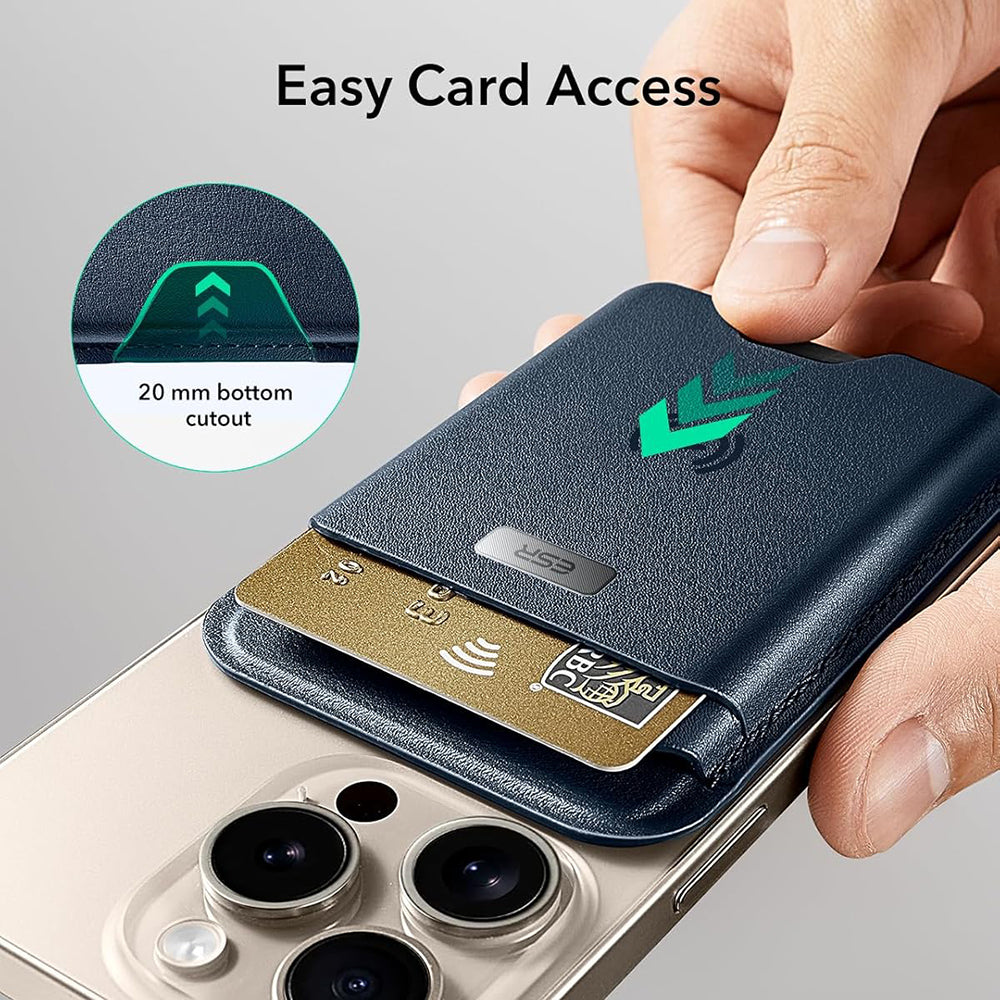 Magsafe pénztárca, ESR, Classic Geo, Tengerészkék