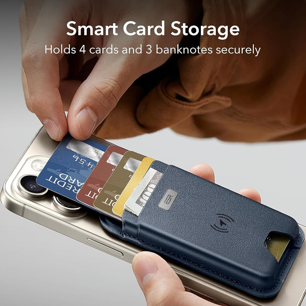 Magsafe pénztárca, ESR, Classic Geo, Tengerészkék