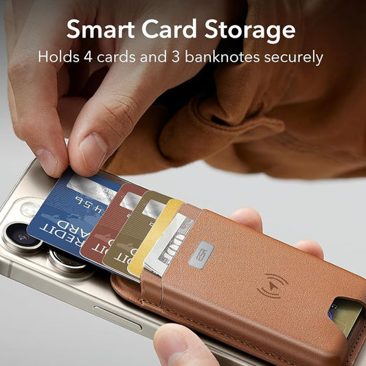 Magsafe pénztárca, ESR, Classic Geo, Barna