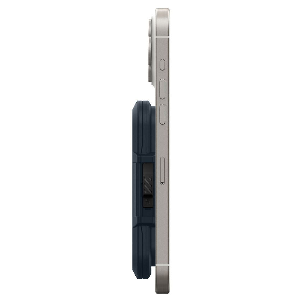 Magsafe pénztárca, Spigen, Lock Fit, Fekete AFA08526