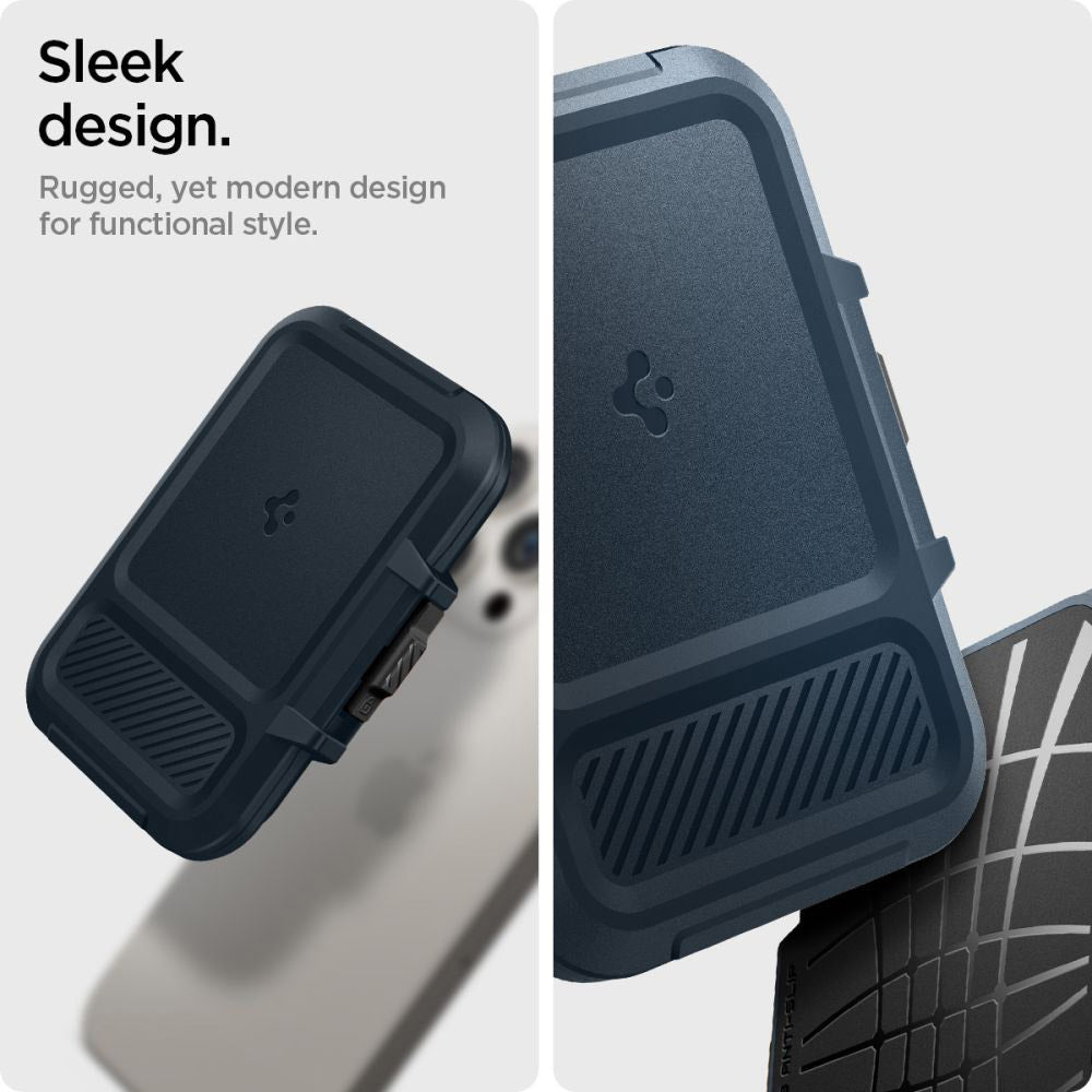 Magsafe pénztárca, Spigen, Lock Fit, Fekete AFA08526