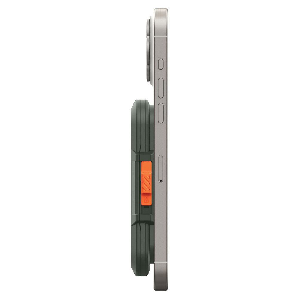 Magsafe pénztárca, Spigen, Lock Fit, Zöld AFA08528