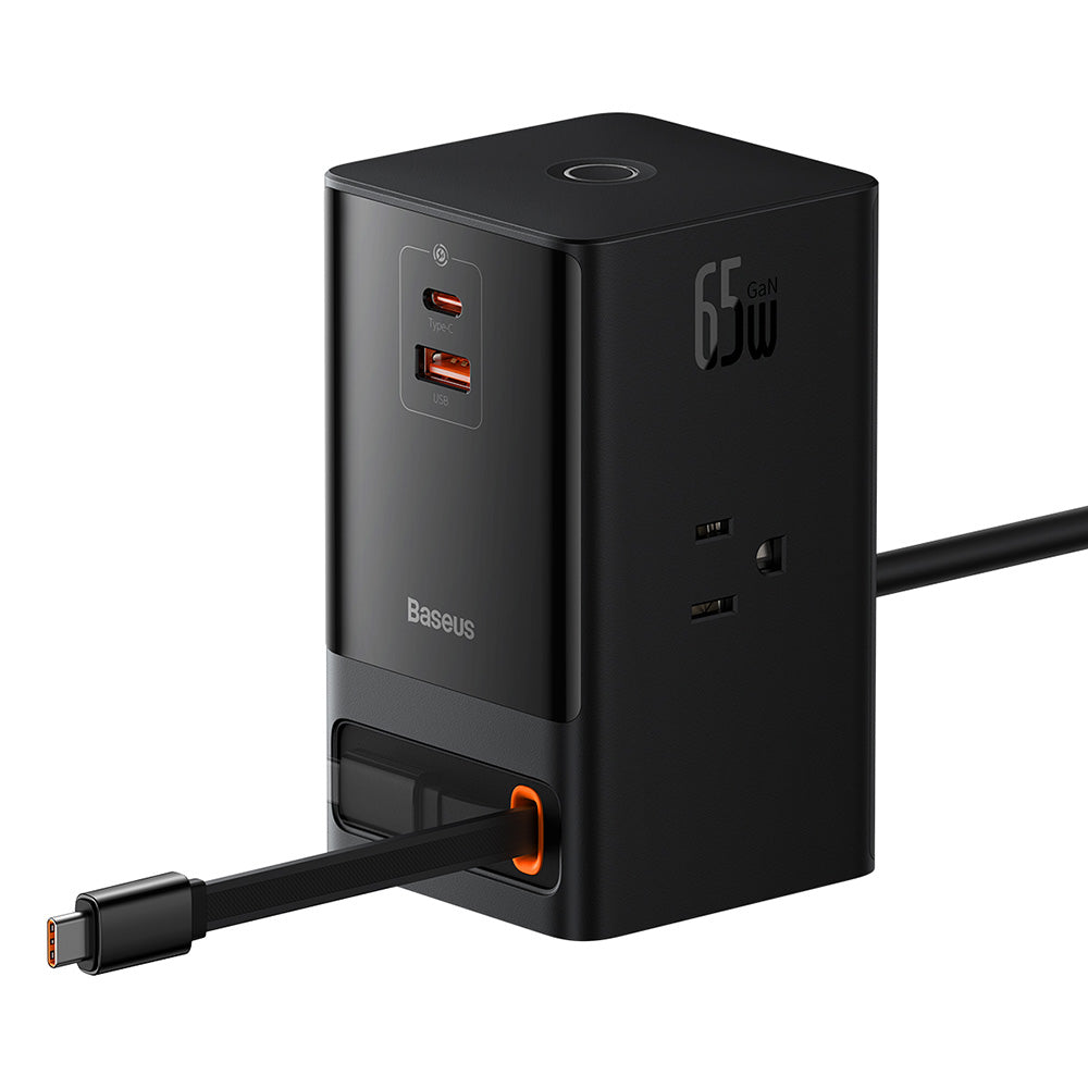 Baseus PowerCombo US elosztó, 3 x Aljzat, Fekete PSLR000101