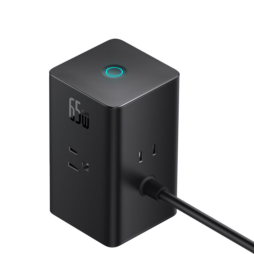 Baseus PowerCombo US elosztó, 3 x Aljzat, Fekete PSLR000101