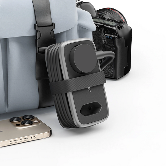 Orico APP hosszabbító, 2 x Schuko - 2 x USB-A - 1 x USB-C, Fekete Szürke