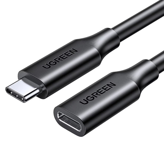 USB-C hosszabbító UGREEN US353, 1m, Fekete