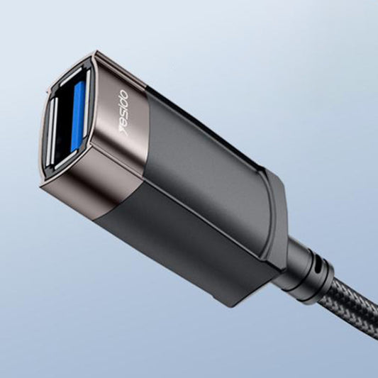 USB hosszabbító Yesido GS26, 1,5m, Szürke