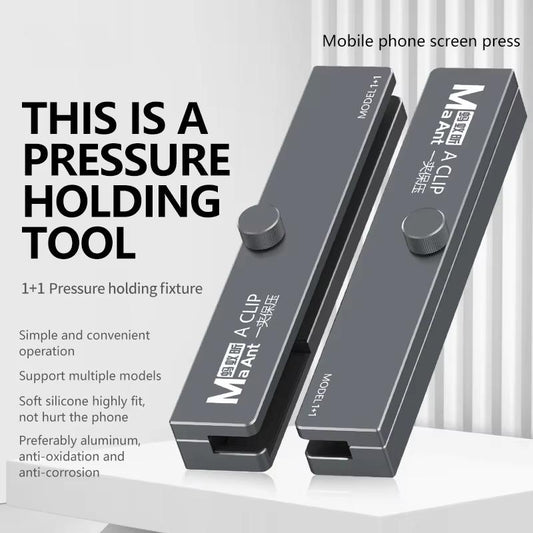 MaAnt A Clip prés, 2 darabos készlet, szürke