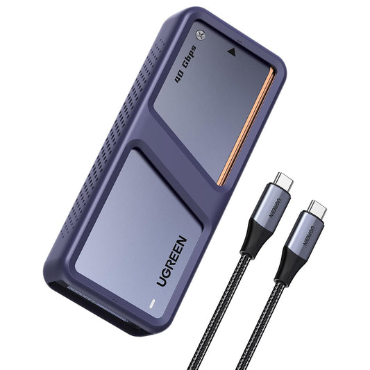 UGREEN D703 (65727) állvány M.2 NVMe SSD-hez, Fekete