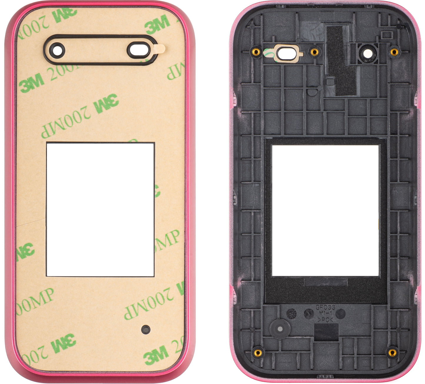 HMD 2660 Flip kijelzőkeret, külső rész, rózsaszín, Service Pack 5001000508SH0