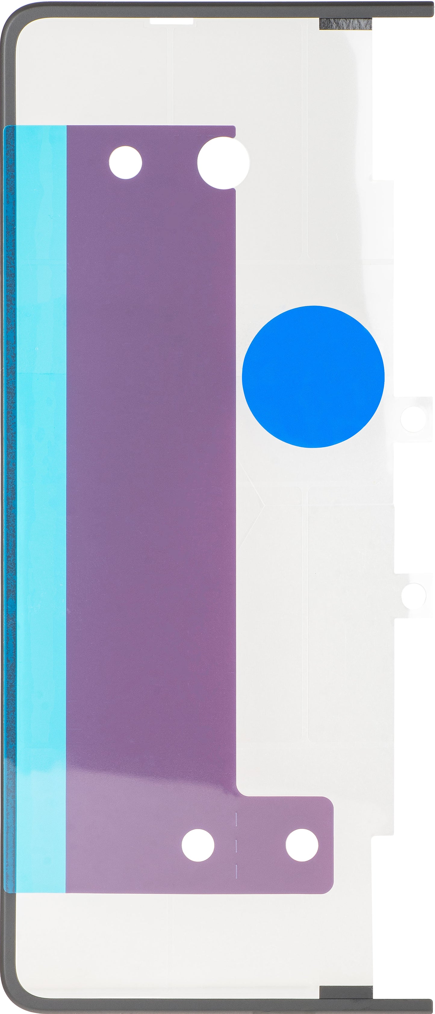 Huawei Mate X7 kijelző keret, Típus 2, Belső, Fekete, Szervizcsomag 51691207
