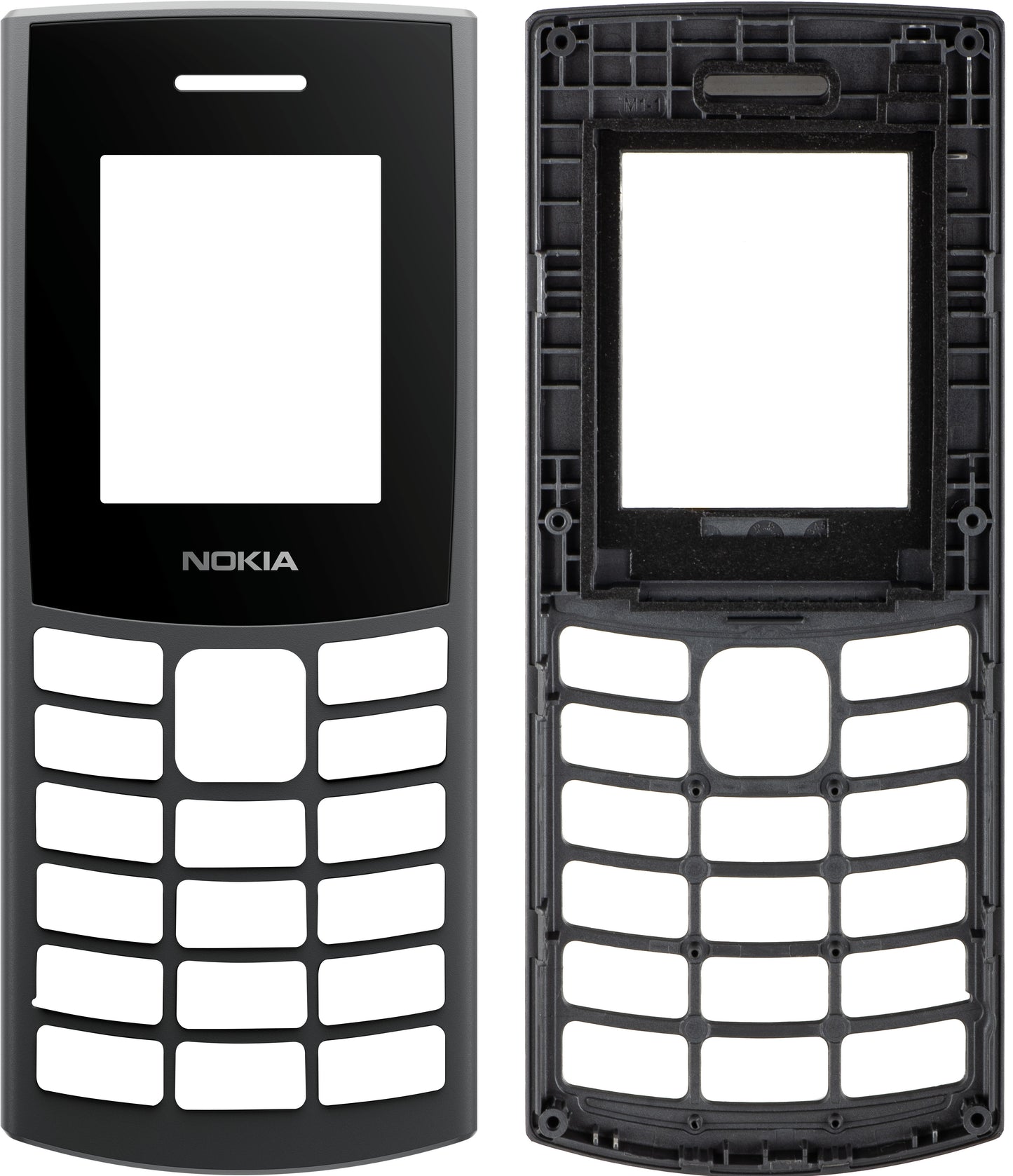 Nokia 105 4G (2023) kijelzőkeret, Szürke, Service Pack 5001000477SH0