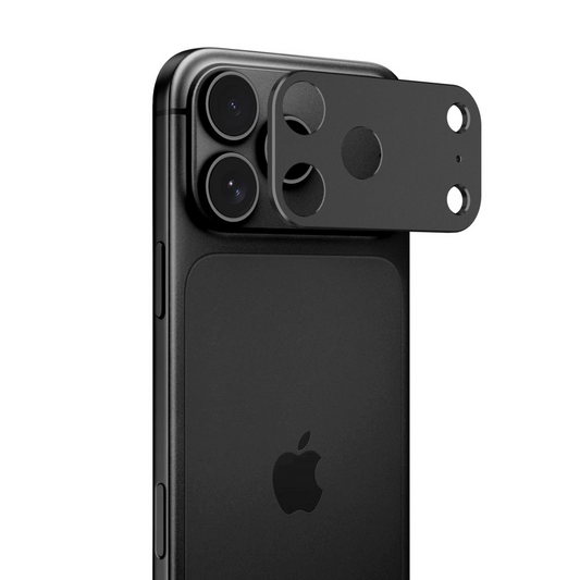 Tech-Protect Camalloy Fit+ hátlapi kamera védőkeret Apple iPhone 18 Pro-hoz, alumínium, fekete