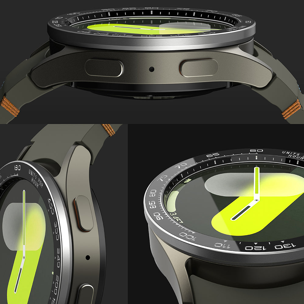 Ringke Premium Styling Protection Frame for Samsung Galaxy Watch7 40mm, Model 1, Black
