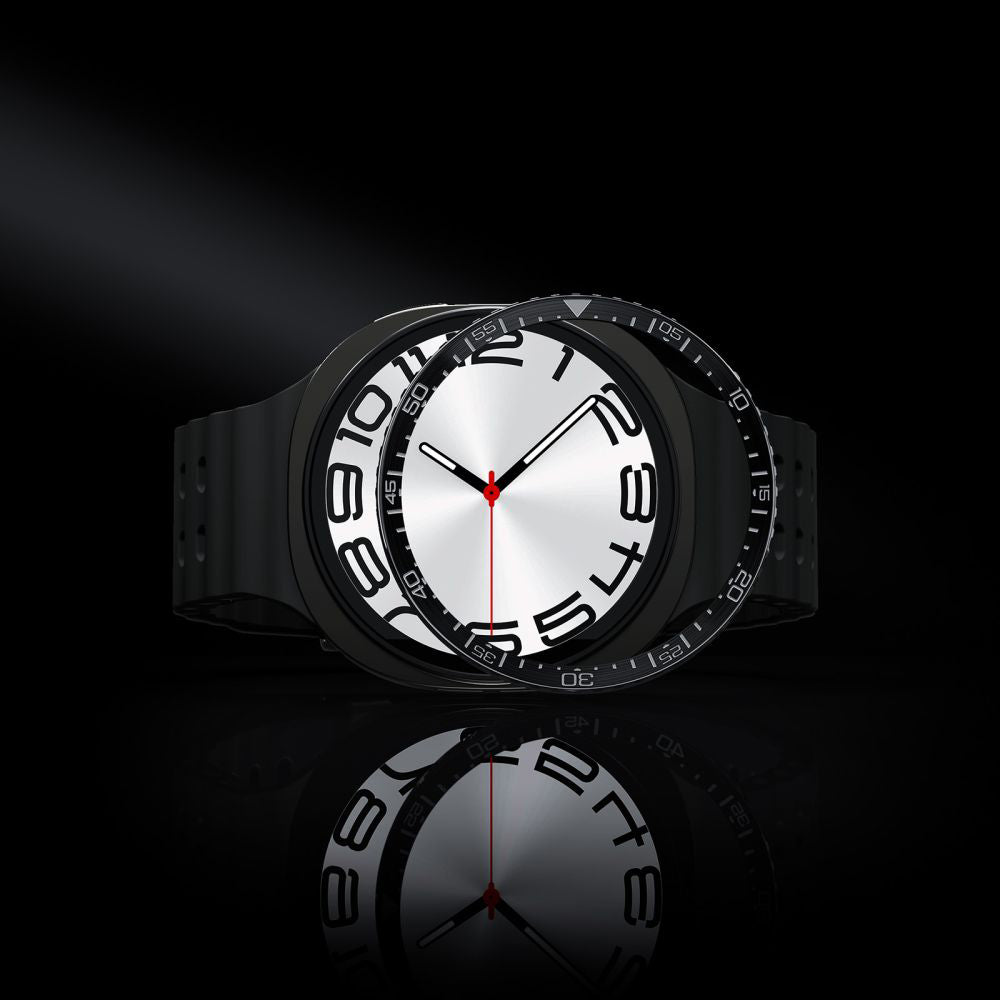 Spigen Tune Diver Védőkeret Samsung Galaxy Watch8 44mm-hez, Fekete ACS10008