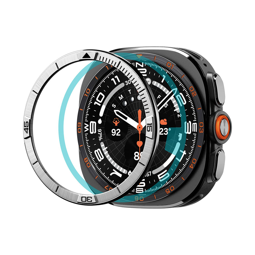 Spigen Tune Pilot védőkeret Samsung Galaxy Watch Ultra2-hez, ezüst ACS11616